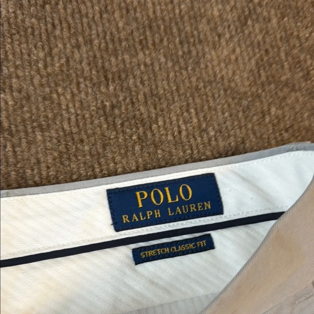 Polo Ralph Lauren Pants Mens 30x30 Gray Chino Stretch Classic Fit Cotton Casual